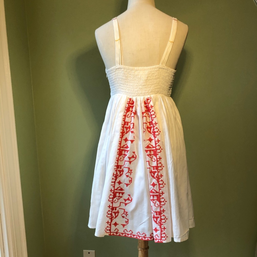 Easley Latticework Crosstitched  Strappy Dress
